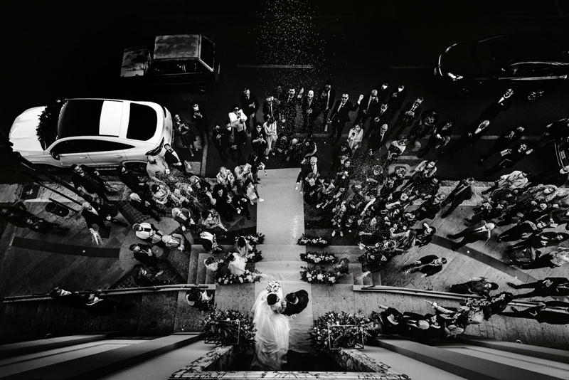 From above